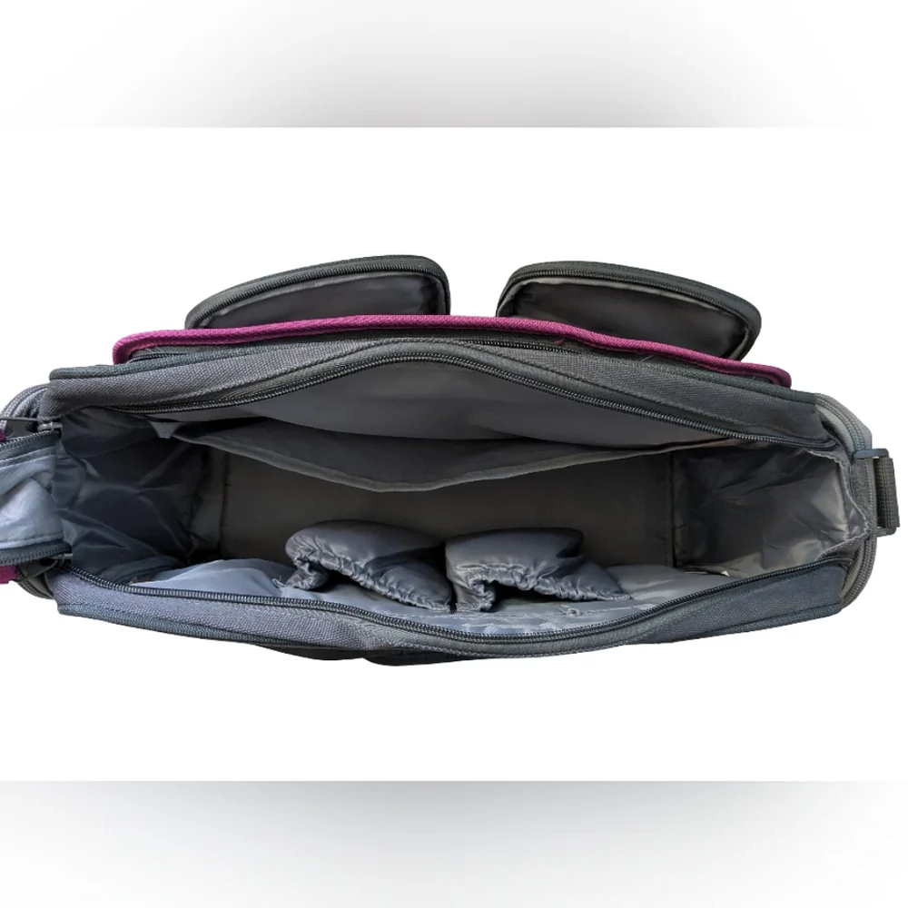Eddie Bauer First Adventure Places & Spaces Duffel Diaper Bag No Changing Pad